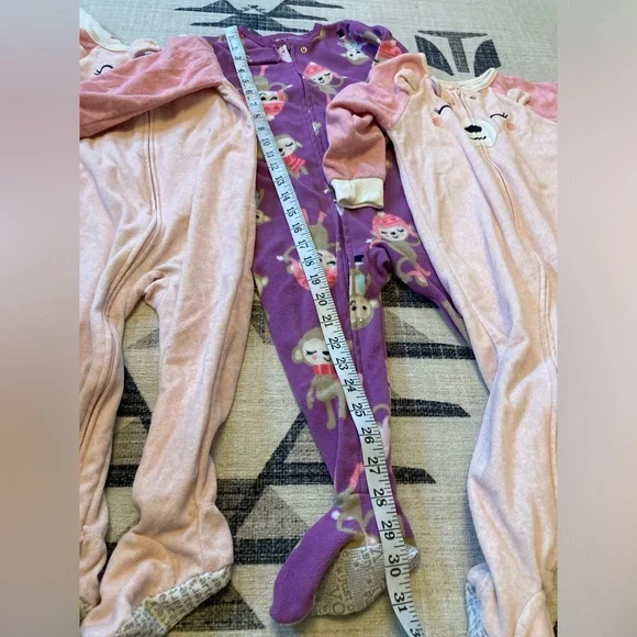 Set of 4 Sleep and Play PJs by Carter's and Just One You, 2T - Picture 7 of 10